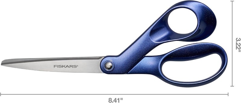 Fiskars Explore Scissors, Design Collection, Blue Expanse, 8 Inches - Image 2